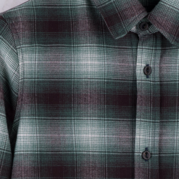 Green and Grey Checked Shirt