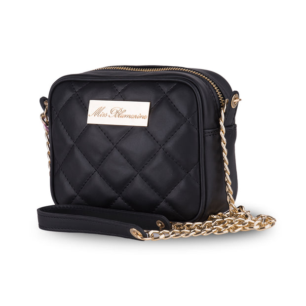 Quilted Black Bag