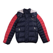 Blue and Red Padded Jacket