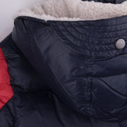 Blue and Red Padded Jacket