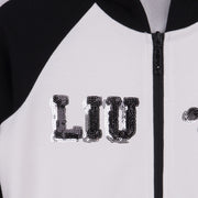 Black And White Sequinned Jacket