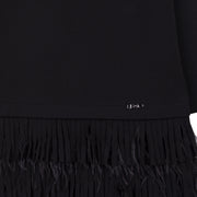 Black Fringes Dress