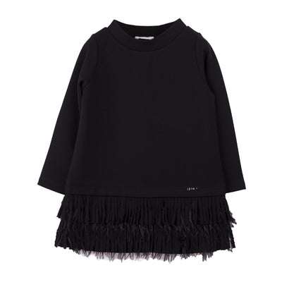 Black Fringes Dress