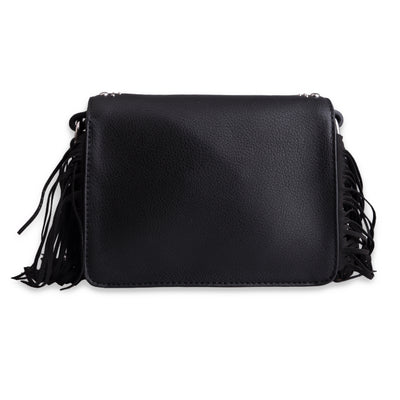 Black Fringes Handbag