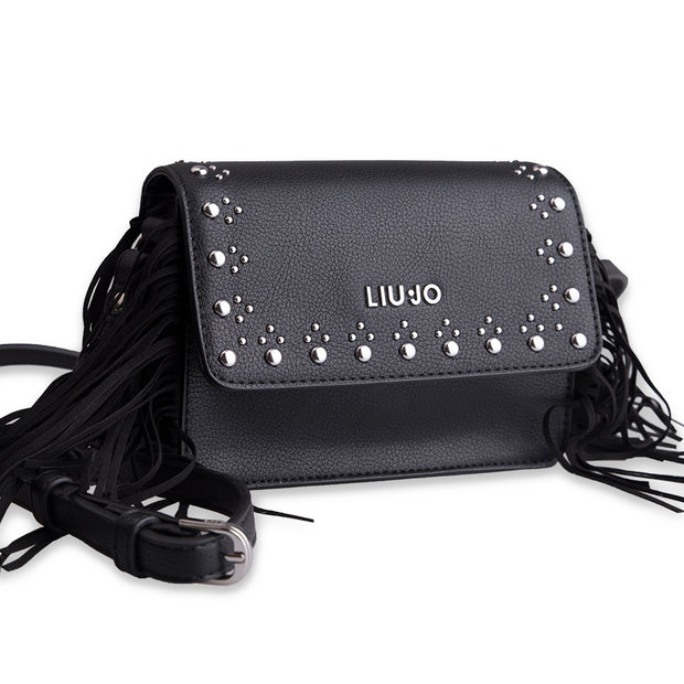 Black Fringes Handbag