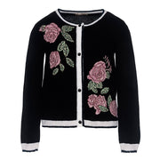 Black Roses Cardigan