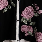 Black Roses Cardigan