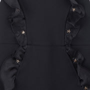 Black Sleeveless Stars Dress