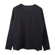 Black Sweatshirt With Fringes