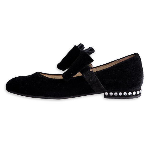 Black Velvet Shoes