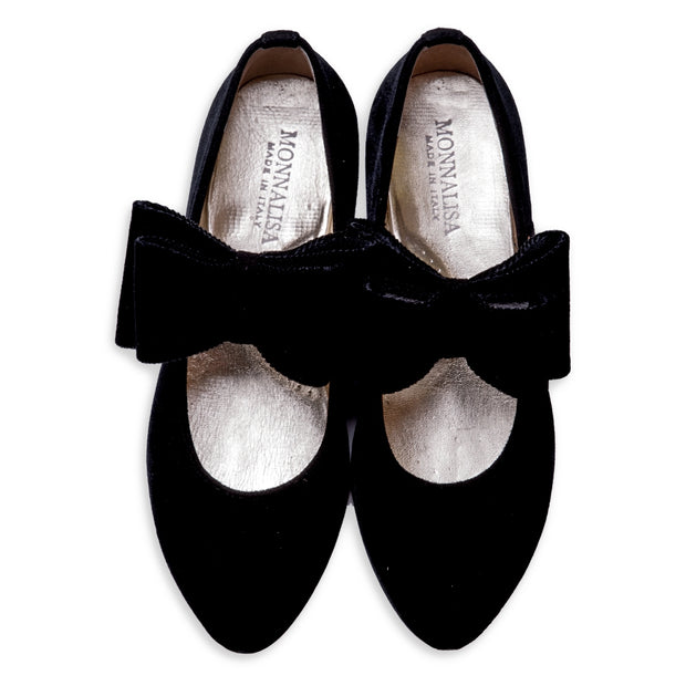 Black Velvet Shoes