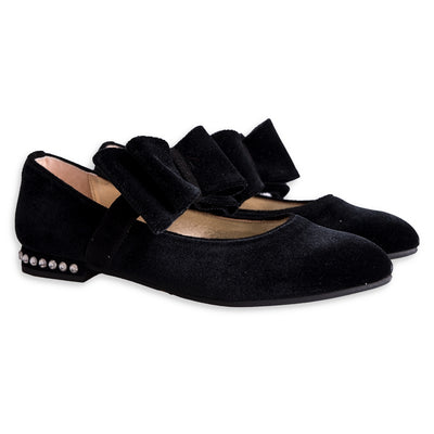 Black Velvet Shoes