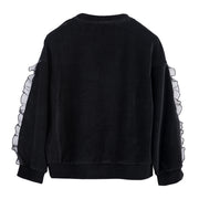 Black Velvet Sweatshirt