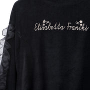 Black Velvet Sweatshirt