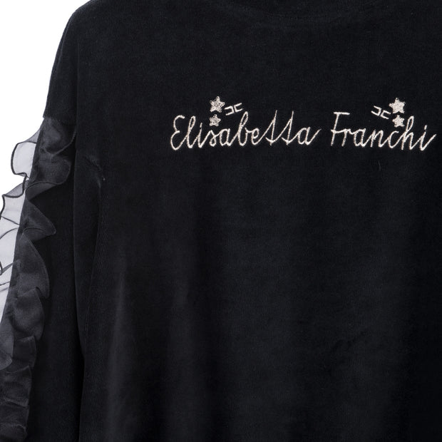 Black Velvet Sweatshirt