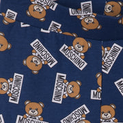 Blue Bear Pattern Leggings