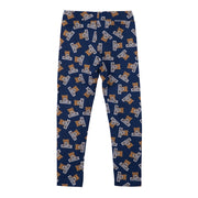 Blue Bear Pattern Leggings