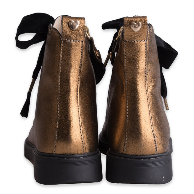 Bronze Ankle Boots