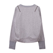 Grey Zipper Sweatshirt