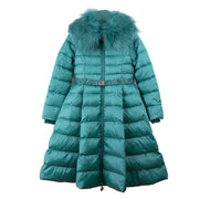 Long Green Padded Coat