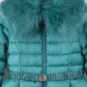 Long Green Padded Coat