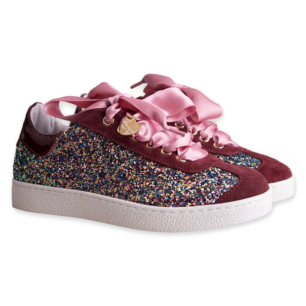 Multicolour Glitter Trainers