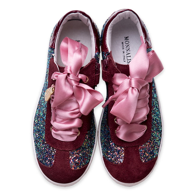 Multicolour Glitter Trainers