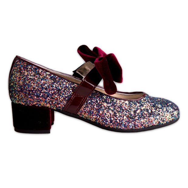 Multicolour Sequin Embellished Shoes