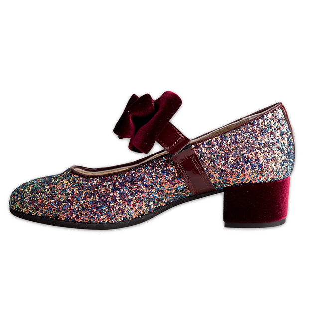 Multicolour Sequin Embellished Shoes