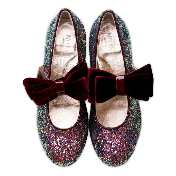 Multicolour Sequin Embellished Shoes