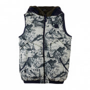 Padded Sleeveless Reversible Coat