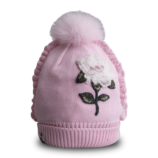 Pink Pompom Cap