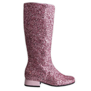 Pink Sequin Embelished Boots