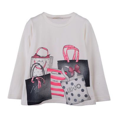 Pink Shopping Bags Sweatshirt