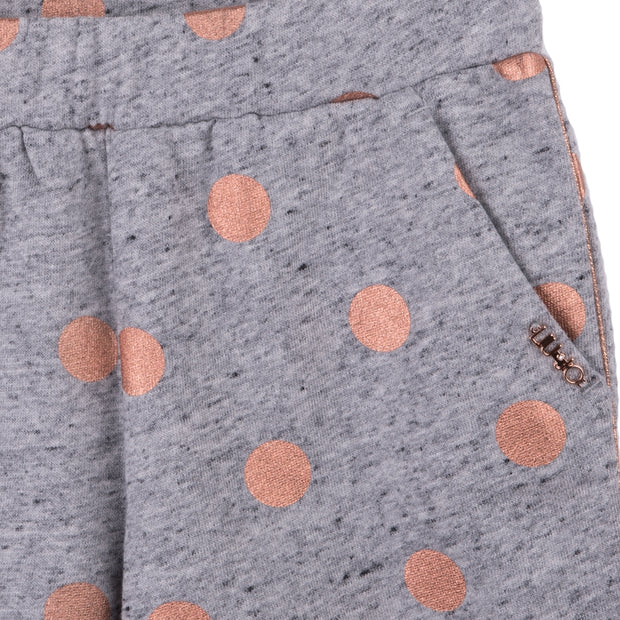 Polka Dot Grey Trousers