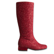 Red Sequin Embelished Boots