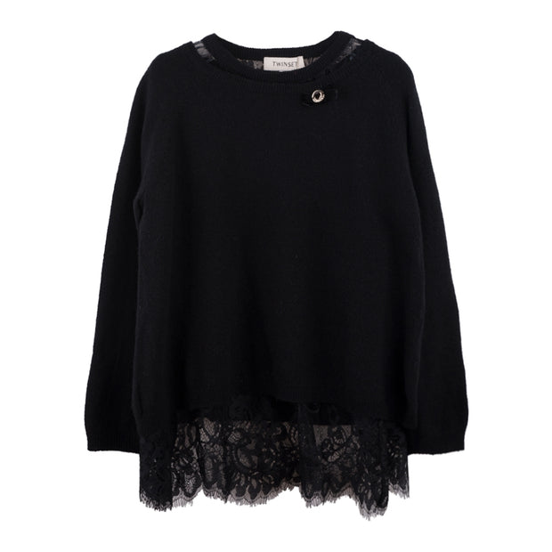 Two Pieces Black Jumper