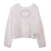 White Heart Cardigan