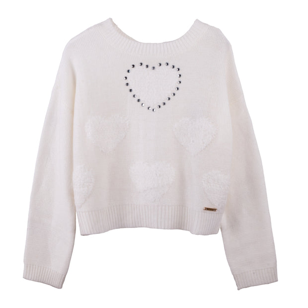 White Heart Cardigan