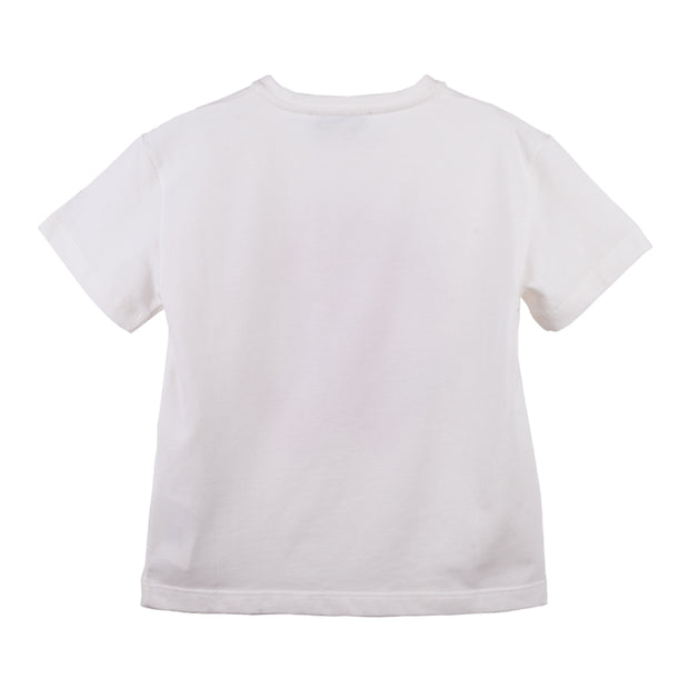 White Printed Logo T-Shirt